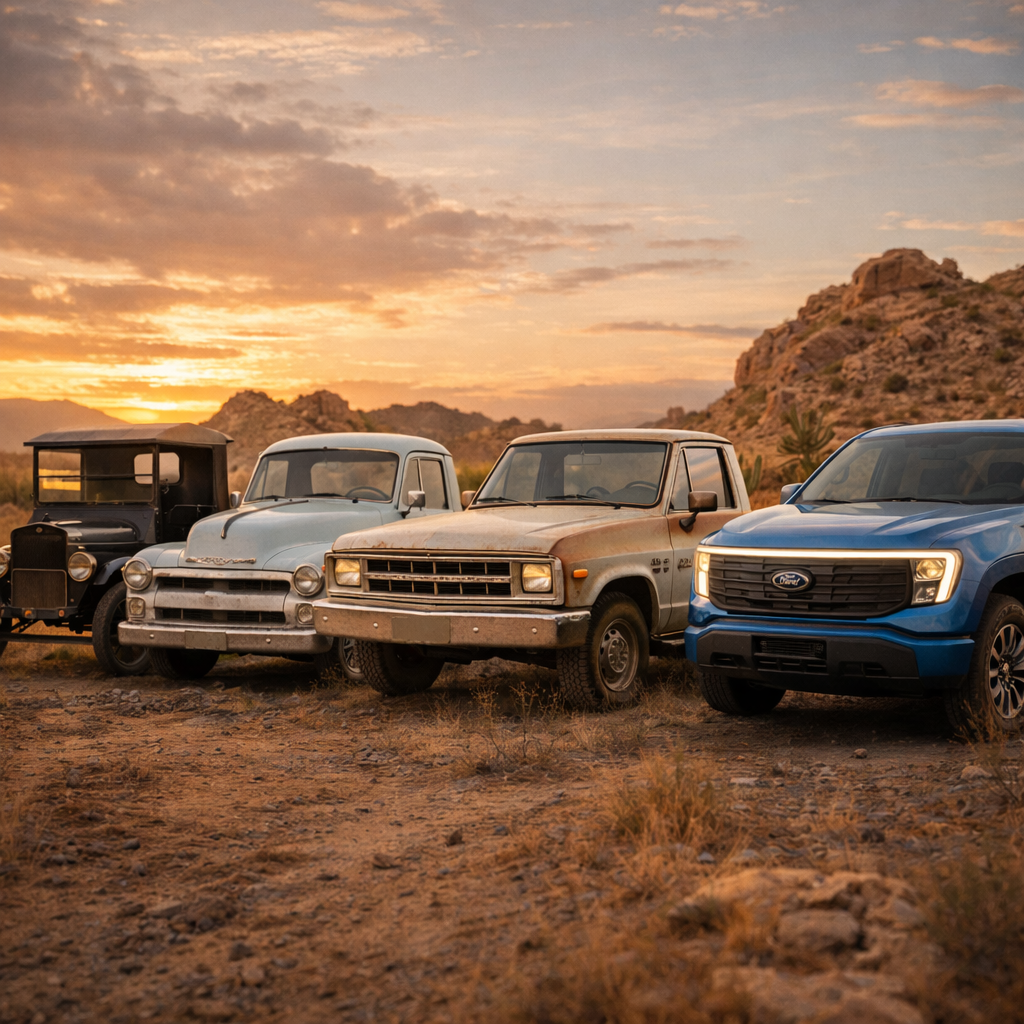 L’histoire des pickups en Amérique du Nord